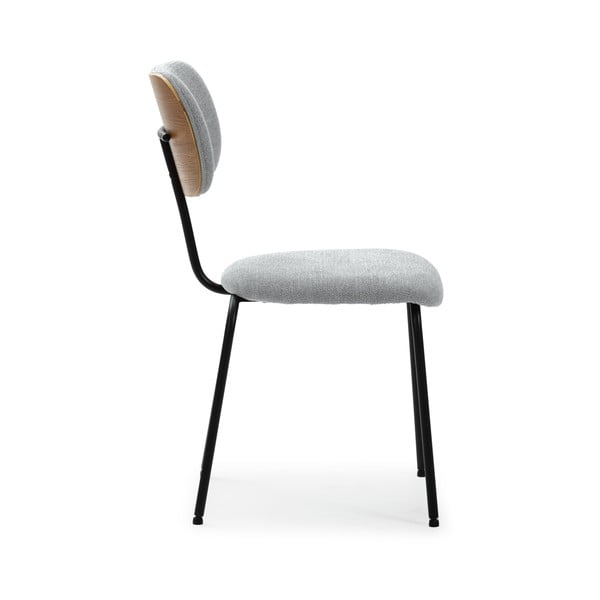 Světle šedé jídelní židle v sadě 4 ks Dash – Marckeric-image-3