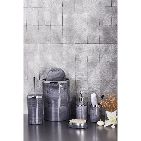 Šedá sada doplňků do koupelny – Oyo Concept-image-1
