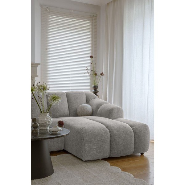 Světle šedá rohová pohovka (levý roh/do "U") Shell – Miuform-image-4