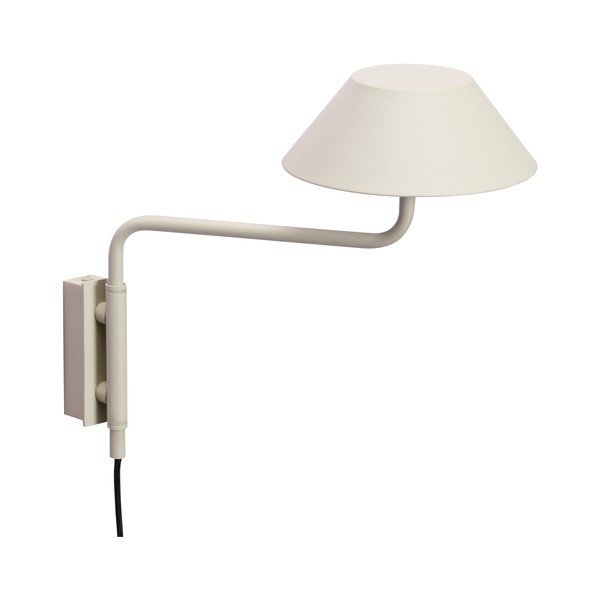 Béžové kovové LED stmívatelné nástěnné svítidlo do zásuvky ø 30 cm Cover – Hübsch