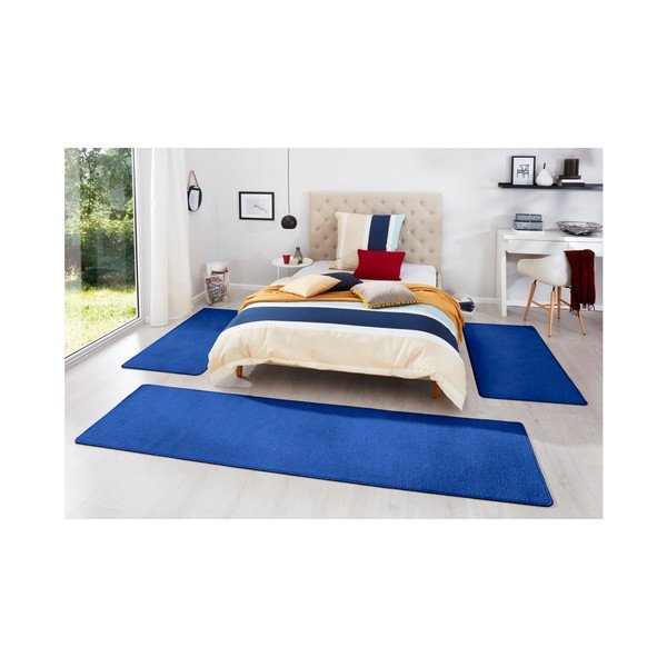 Sada 3 modrých běhounů Hanse Home Fancy-image-1