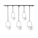 Plastové obaly na květináče v sadě 5 ks na bylinky/závěsné ø 7,5 cm Triflora – Umbra