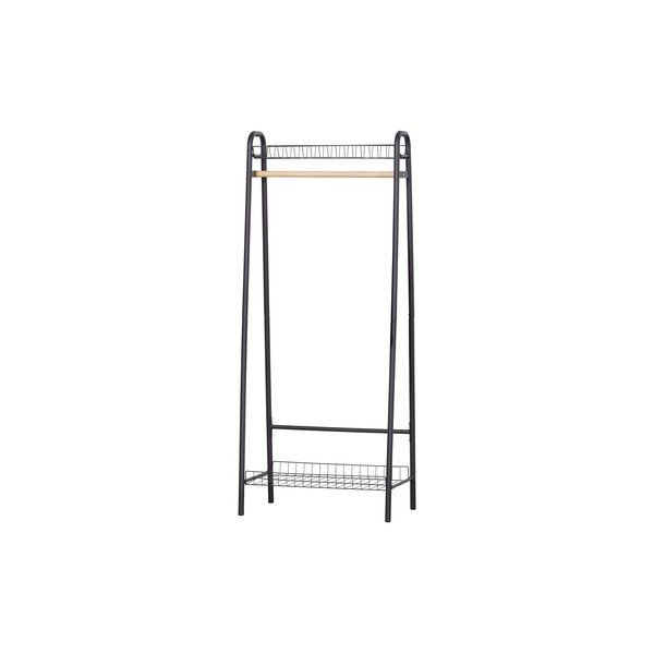 Černý kovový stojan na oblečení Jovi – WOOOD-image-1