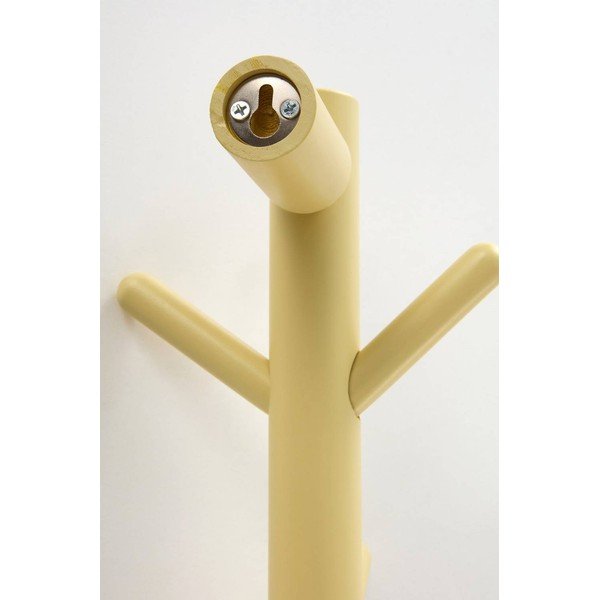 Světle žlutý nástěnný věšák z borovicového dřeva 21 cm Eddison – Jotex-image-3