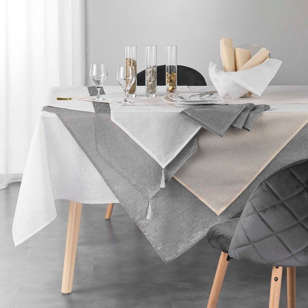 Textilní ubrousky v sadě 3 ks Silvery – douceur d'intérieur-image-3