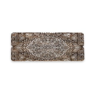Nástěnný věšák z borovicového dřeva Tierra Bella Mandala, 50 x 20 cm