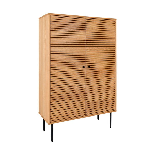 Skříňka v dekoru dubu v přírodní barvě 80x130 cm Kyoto – House Nordic-image-2