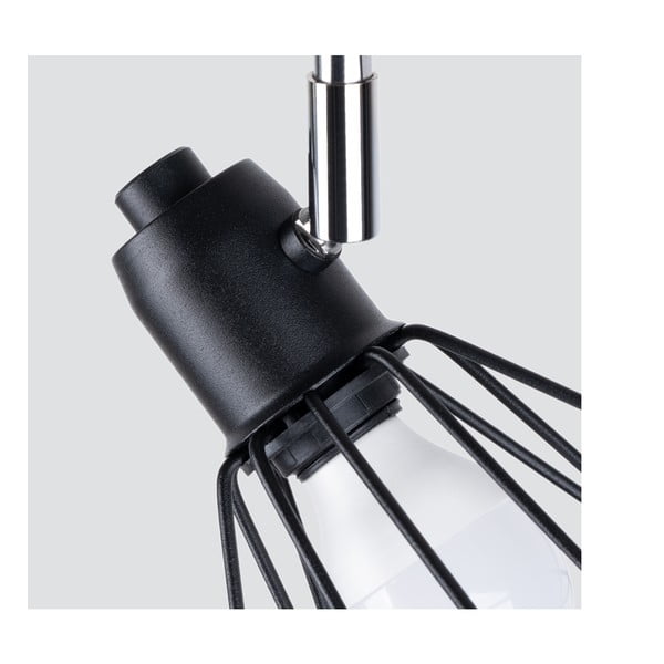 Černé stropní svítidlo ø 10 cm Varpu – Sollux-image-2