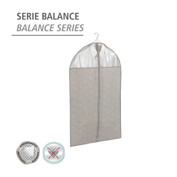 Béžový obal na obleky Wenko Business, 100 x 60 cm-image-3