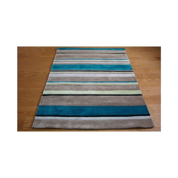 Koberec Broad Stripes Teal, 120x170 cm-image-2