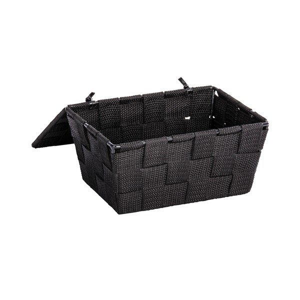 Černý košík s víkem Wenko Adria-image-2