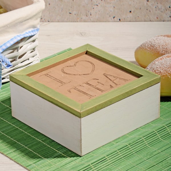 Bambusový box na čaj se 4 přihrádkami Herbal