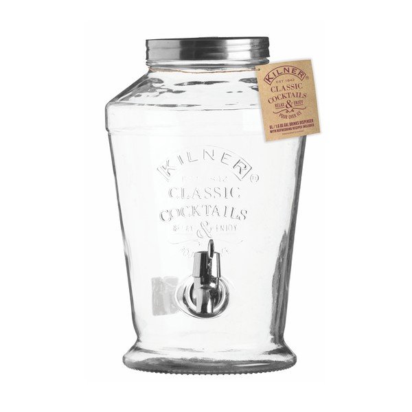 Skleněný automat na koktejly Kilner 6 l-image-1