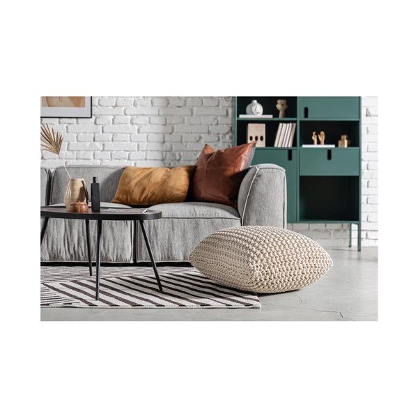 Červený pletený taburet Knit – Bonami Essentials-image-1