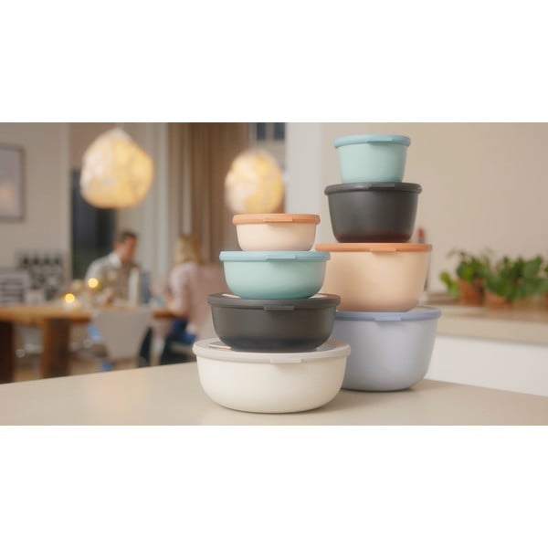 Potravinové krabičky v sadě 3 ks Nordic black – Mepal-image-1