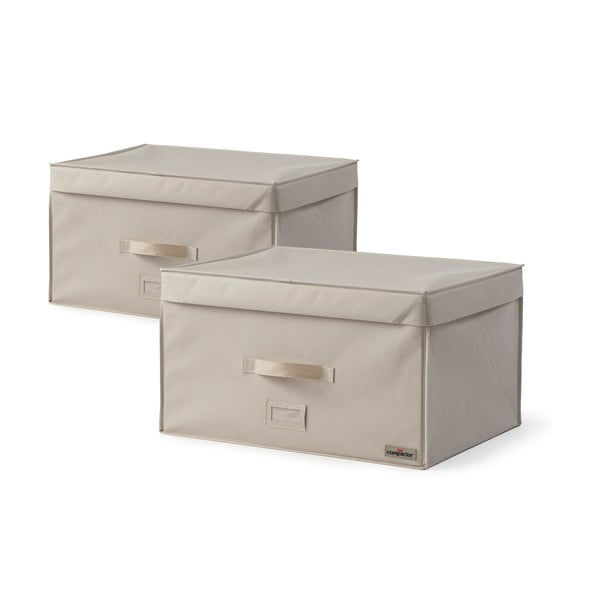 Sada 2 úložných boxů na oblečení Compactor Family Trunks, 150 l-image-2