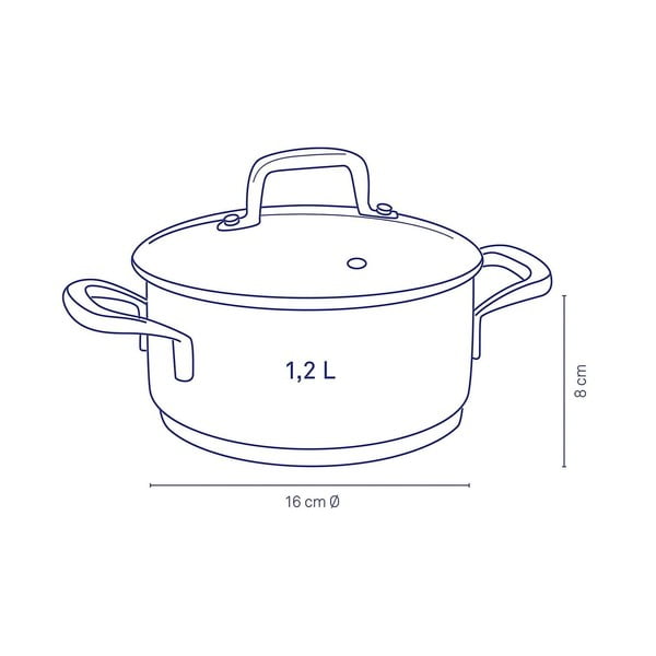 Hrnec z nerezové oceli s pokličkou Kela Flavoria, ø 16 cm-image-2