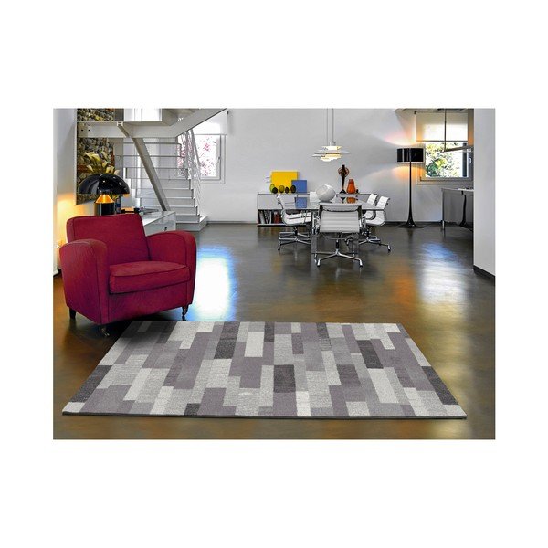 Šedý koberec Universal Adra Grey, 57 x 110 cm-image-2