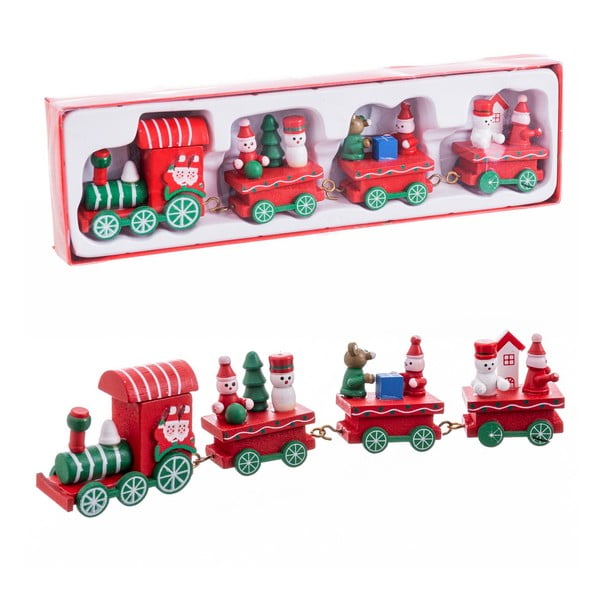 Dřevěná vánoční figurka (výška 7,5 cm) Locomotive – Casa Selección-image-1