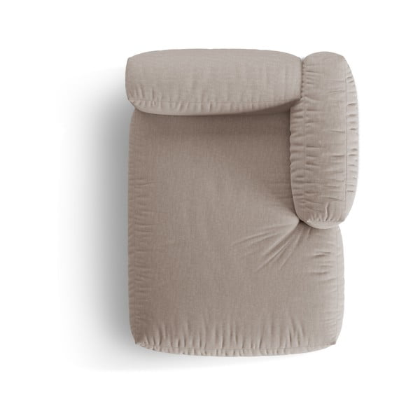 Béžový modul pohovky (pravý roh) Martina – Micadoni Home-image-3