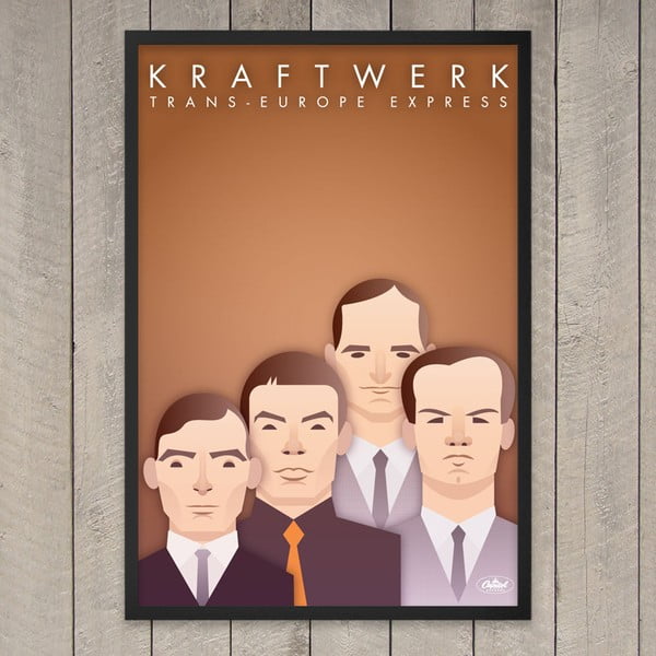 Plakát Kraftwerk, 29,7x42 cm