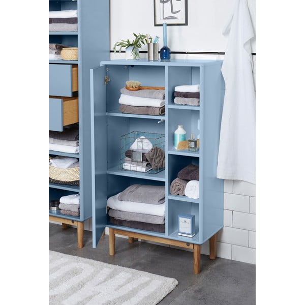 Světle modrá vysoká závěsná koupelnová skříňka 66x100 cm Color Bath – Tom Tailor-image-4