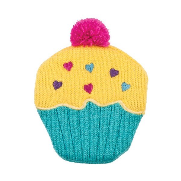 Nahřívací gelový polštářek s pleteným povlakem Ladelle Cupcake