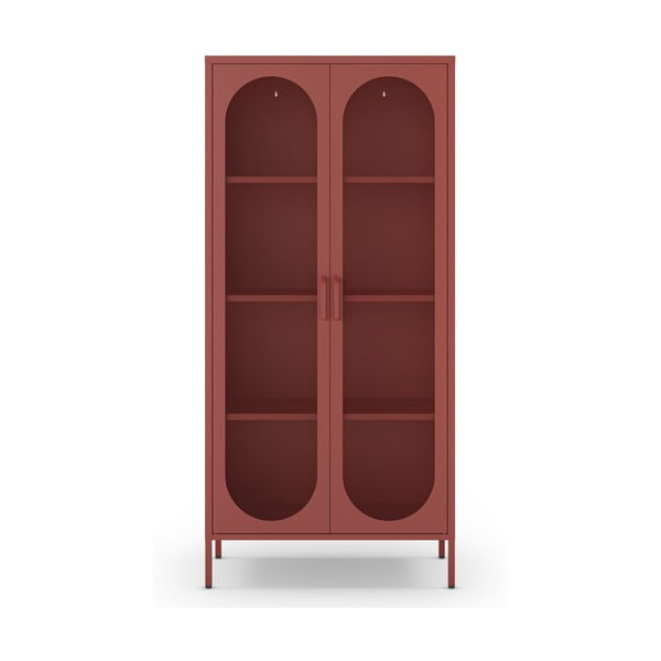 Skříňka v cihlové barvě 80x170 cm Diora – Marckeric