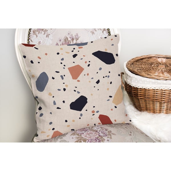Povlak na polštář 43x43 cm Cracked Terrazzo – Mila Home-image-3