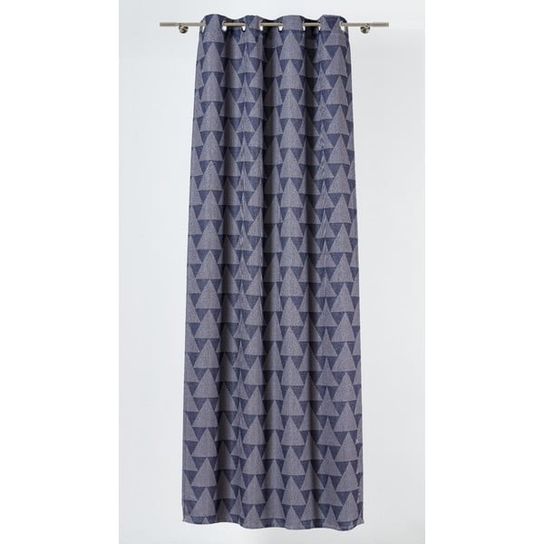 Modro-šedý závěs 130x260 cm Zatapa – Mendola Fabrics-image-1