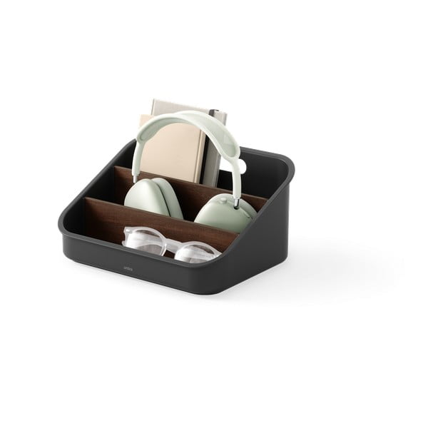 Černý koupelnový organizér na kosmetiku z recyklovaného plastu Bellwood – Umbra-image-3