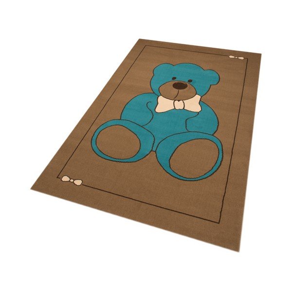 Dětský hnědý koberec Zala Living Teddy, 140 x 200 cm-image-1