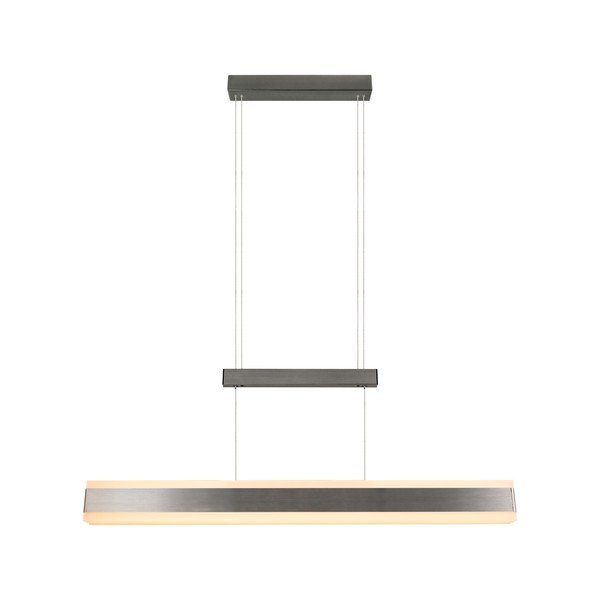 LED závěsné svítidlo v matně stříbrné barvě s kovovým stínidlem Arcola – Trio