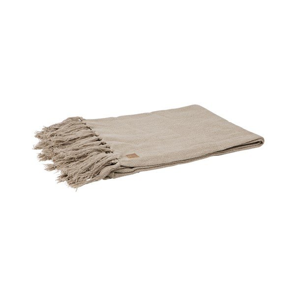 Světle zelený pléd BePureHome Coarse, 130 x 170 cm