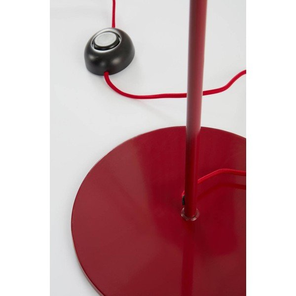 Červená/bílá látková stmívatelná stojací lampa (výška 148 cm) Juliet – Jotex-image-3