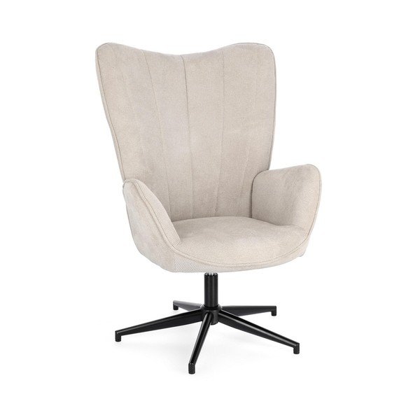 Béžové otočné křeslo Inas – Bizzotto