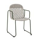 Šedá kovová zahradní židle Calana – Bloomingville