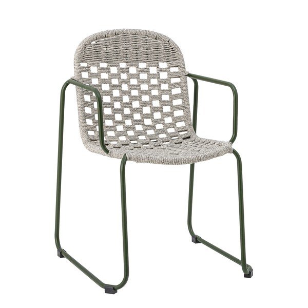 Šedá kovová zahradní židle Calana – Bloomingville