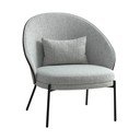 Světle šedé křeslo Canelas – House Nordic