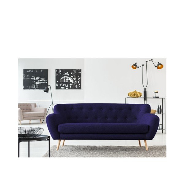 Tmavě modrá pohovka Cosmopolitan design London, 192 cm-image-4