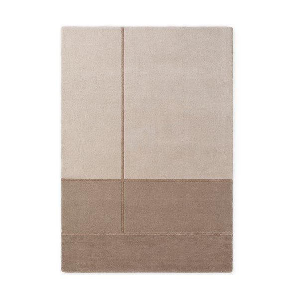 Hnědý/krémový koberec s příměsí vlny 120x170 cm Presilda – Villeroy&Boch