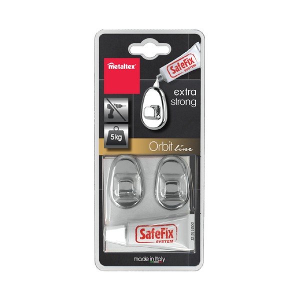 Sada 2 ks háčků a lepidla Metaltex-image-2