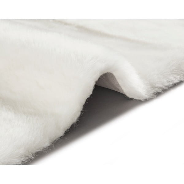 Bílá umělá kožešina Mint Rugs Uni Soft, 90 x 140 cm-image-1