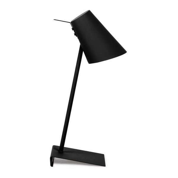 Černá stolní lampa s kovovým stínidlem (výška 54 cm) Cardiff – it's about RoMi