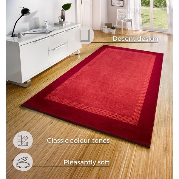 Červený koberec Hanse Home Basic, 160 x 230 cm-image-4