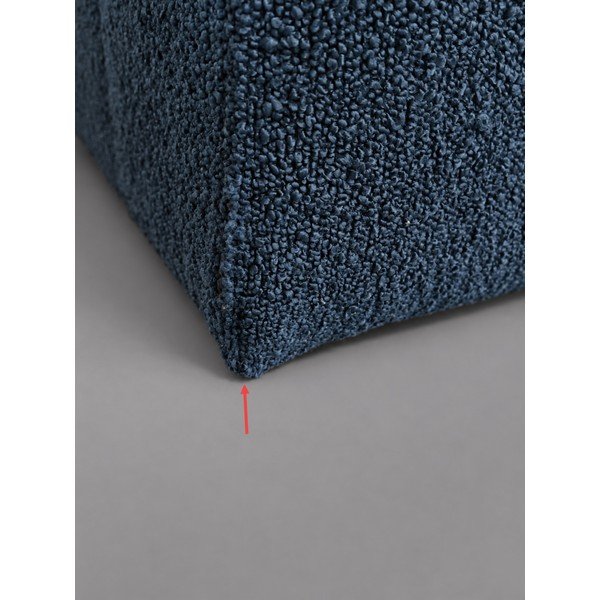 Tmavě modrá pohovka z textilie bouclé 235 cm Molino - II. jakost – Micadoni -image-4