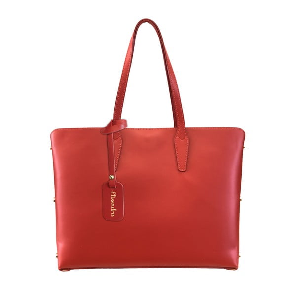 Červená kožená kabelka Maison Bag Nola