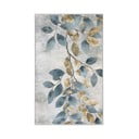 Pratelný koberec ve světle modré a zlaté barvě 160x230 cm Golden Leaves – Mila Home