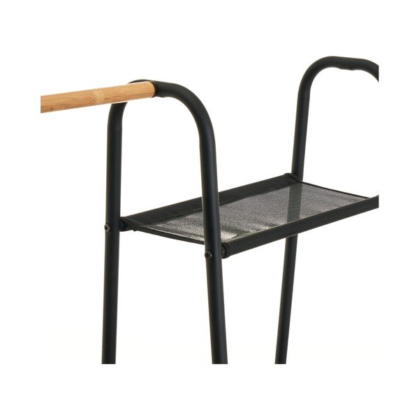 Černá kovová šatní skříň 101x151 cm - Casa Selección-image-3