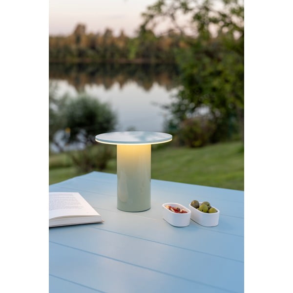 LED stmívatelná stolní lampa v mentolové barvě (výška 18 cm) Fungo – Remember-image-1